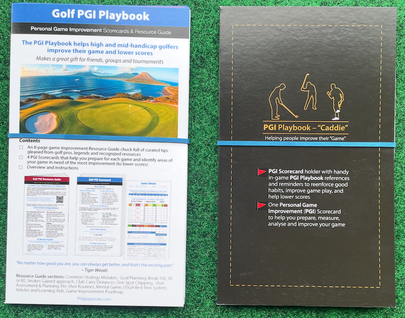 Starter Kit – 1 PGI Playbook + 1 PGI Practice Tips booklet, OR, 1 PGI Playbook + 1 PGI Playbook Caddie