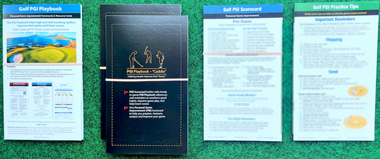 Single Bundle - 1 PGI Playbook, 2 PGI Playbook Caddies, 10 PGI Scorecards and 1 PGI Practice Tips